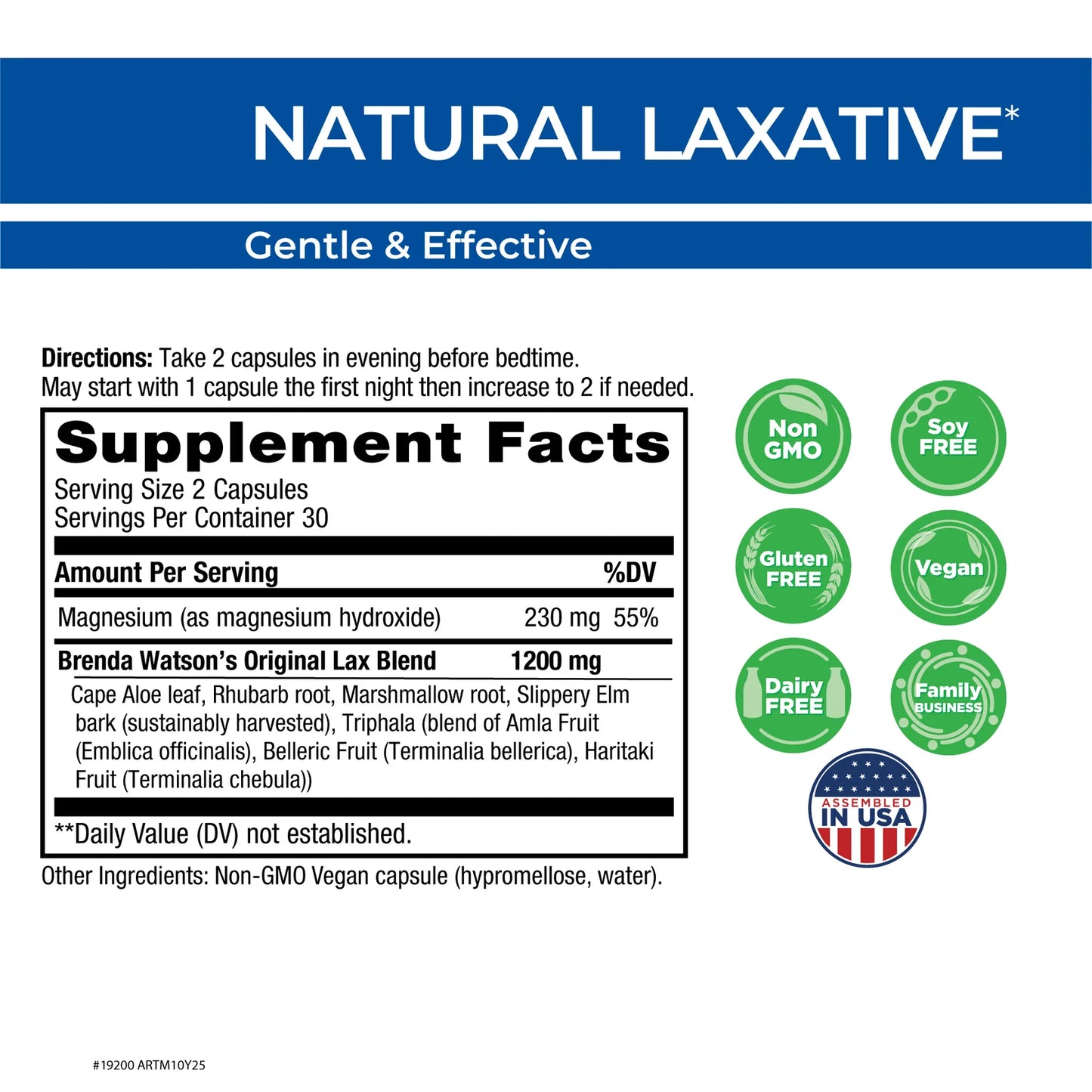 Vital Planet Vital Lax Natural Laxative - Capsules