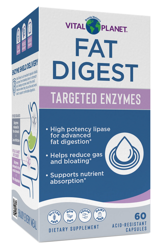 Vital Planet Fat Digest - Targeted Enzyme Supplement