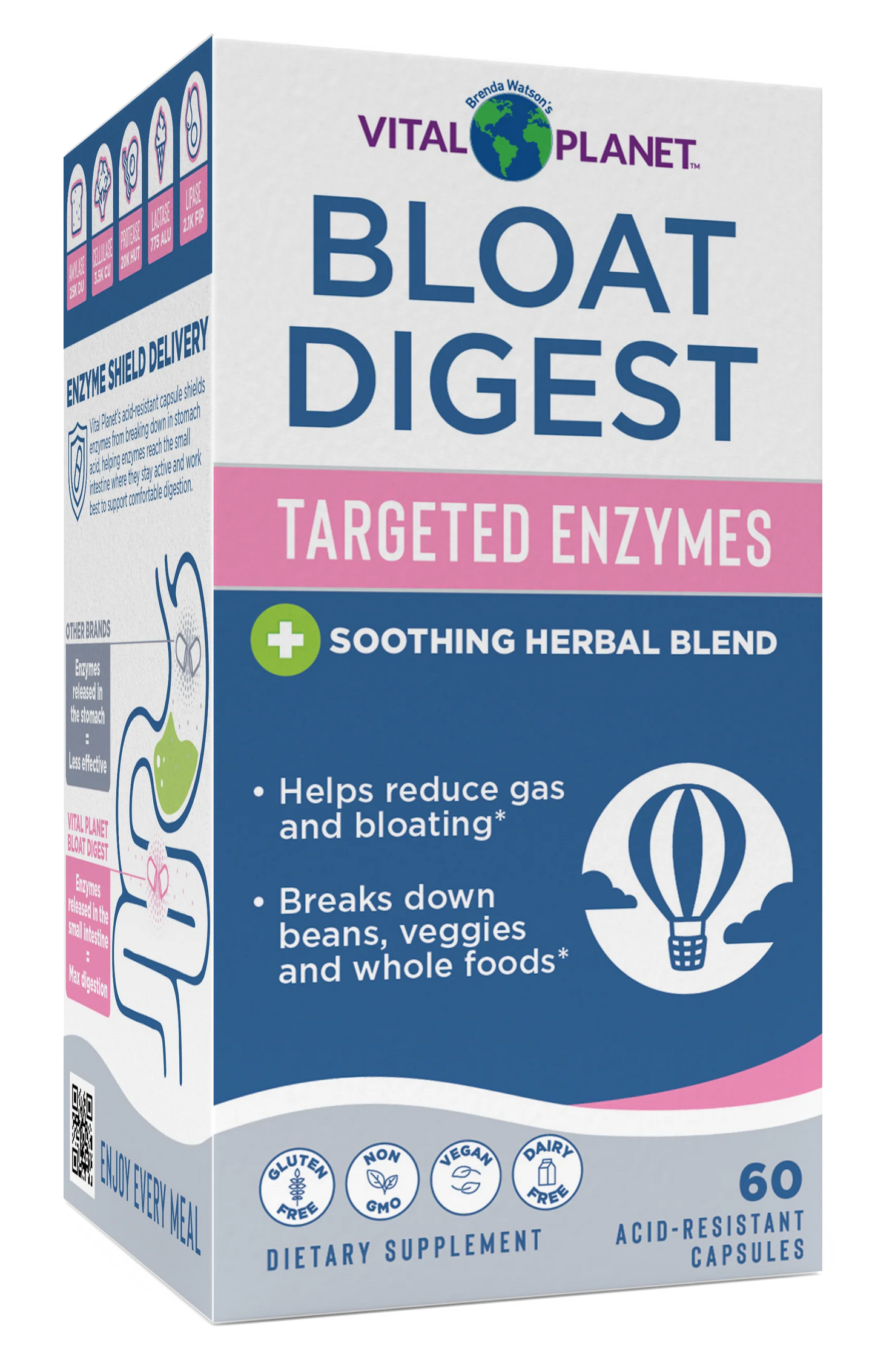Vital Planet Bloat Digest - Targeted Enzyme Supplement