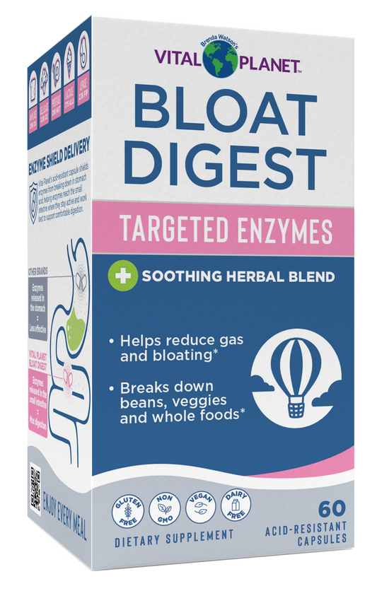Vital Planet Bloat Digest - Targeted Enzyme Supplement