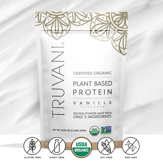 Truvani Plant Based Protein Powder (Vanilla) Single Serve