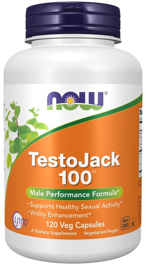NOW TestoJack® 100 (120 Veg Caps)