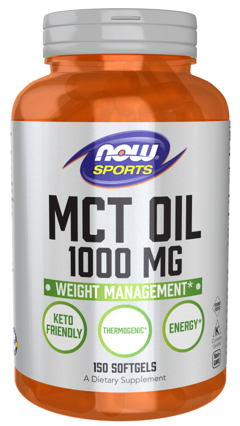 NOW MCT Oil 1000 mg (150 Softgels)