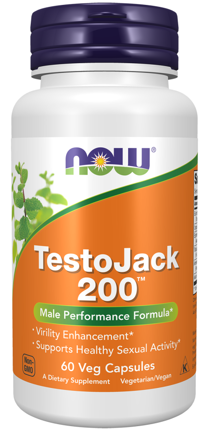 NOW TestoJack® 200 (60 Veg Caps)