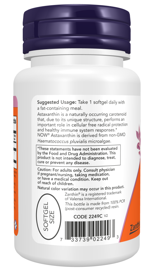 Now Astaxanthin, Extra Strength 10 mg Softgels