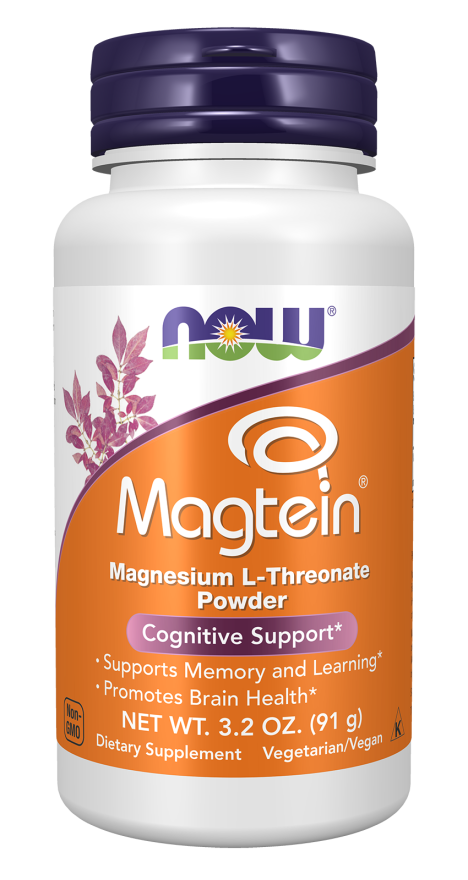 Now Magtein Powder Magnesium L-Threonate (3.2oz)
