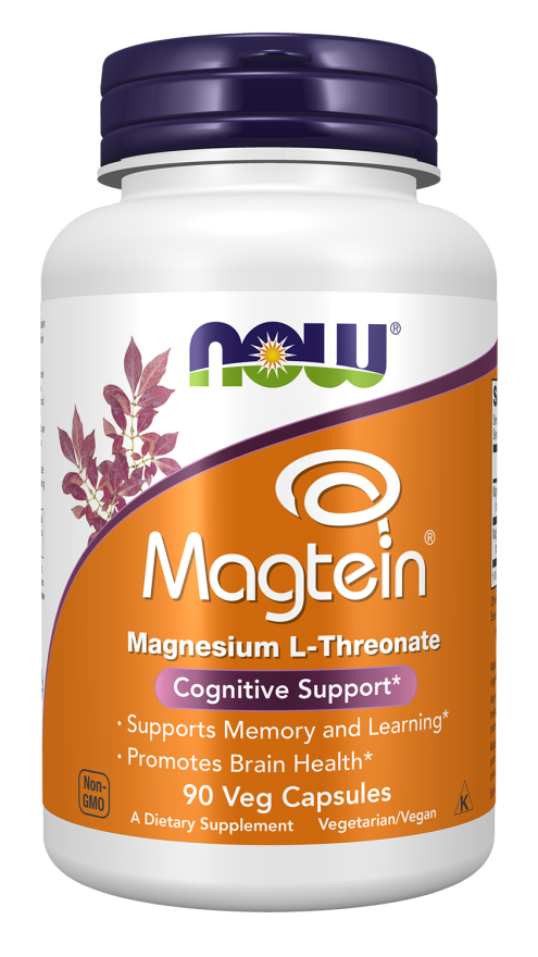NOW Magtein® Magnesium L-Threonate (90 Veg Caps)