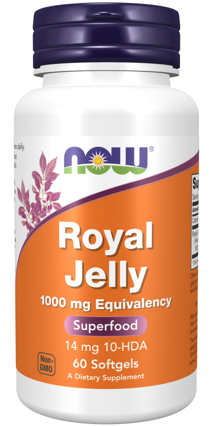 NOW Royal Jelly 1000 mg (60 Softgels)