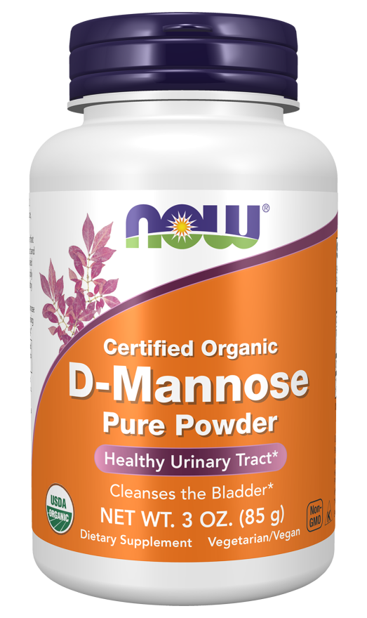 NOW D-Mannose, Organic Pure Powder (3 oz)