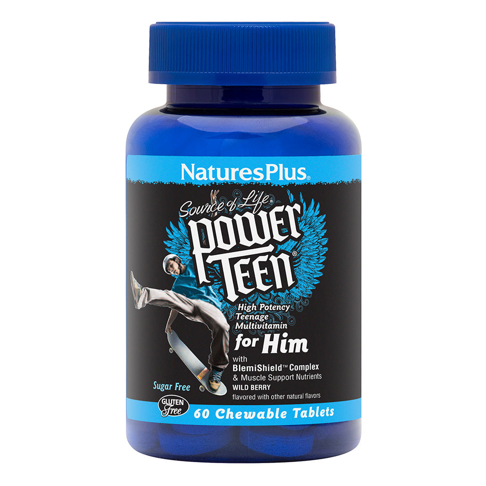 Natures Plus Source of Life® POWER TEEN® For Him Chewables