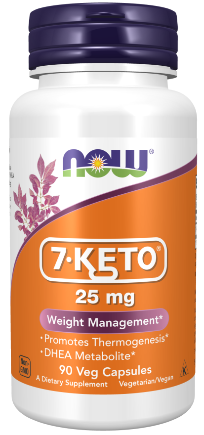 NOW 7-KETO® 25 mg (90 Veg Caps)