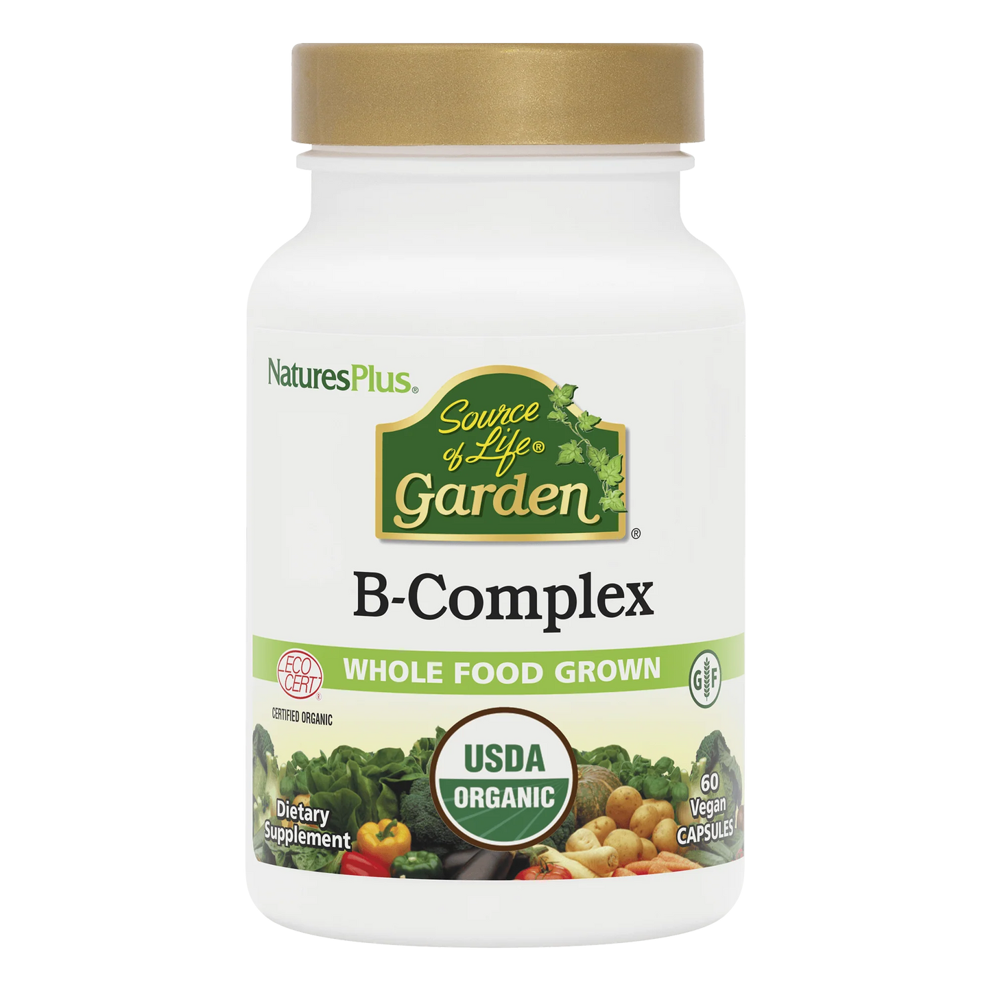 Nature's Plus Source of Life® Garden B Complex Capsules (60 Caps)