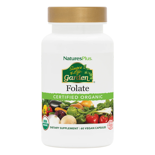 Nature's Plus Source of Life® Garden Folate (60 Veg Caps)