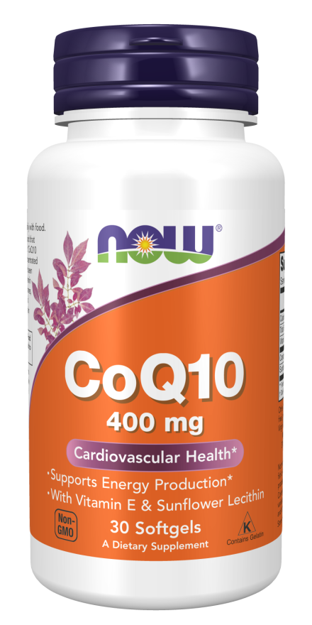 NOW CoQ10 400 mg (30 Softgels)