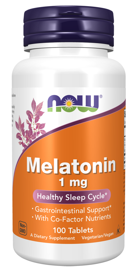 NOW Melatonin 1 mg (100 Tablets)