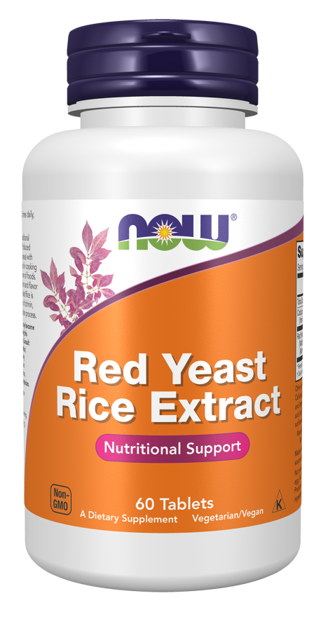 NOW Red Yeast Rice Extract (60 Tablets)