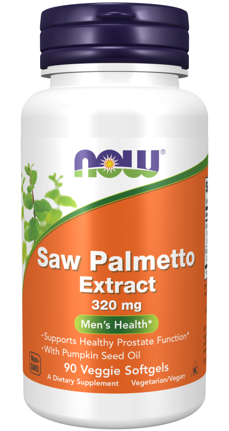 NOW Saw Palmetto Extract 320 mg Veggie Softgels