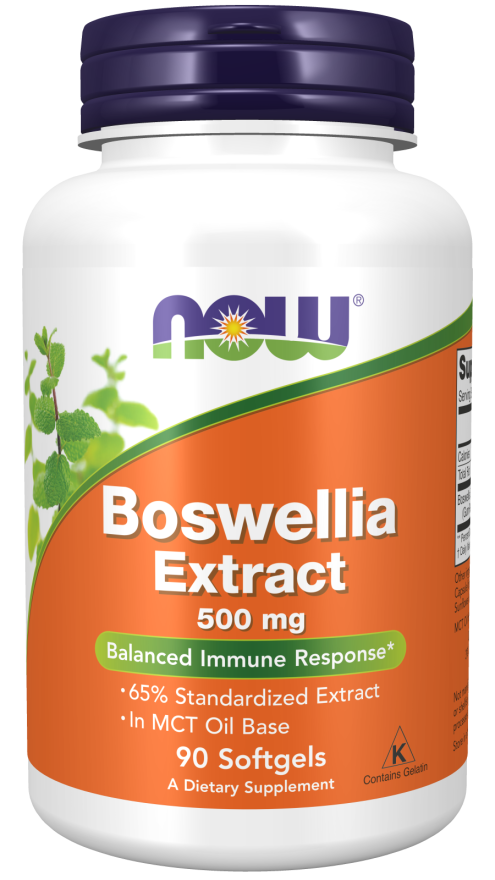 NOW Boswellia Extract 500 mg (90 Softgels)