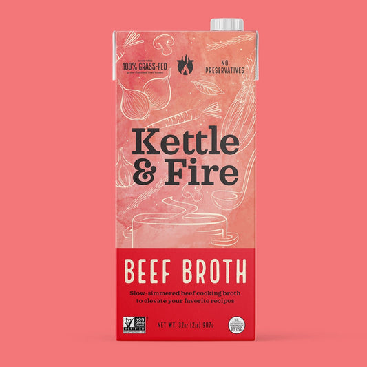 Kettle & Fire Beef Cooking Broth 32oz