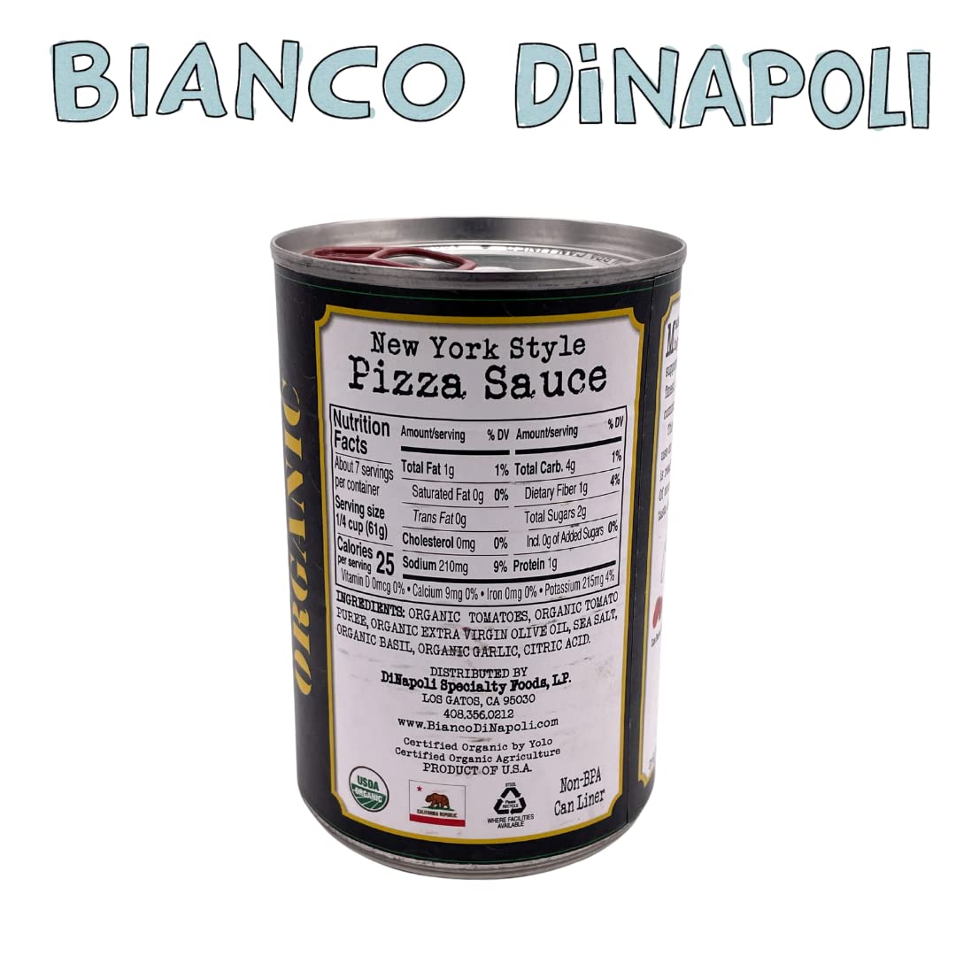 Bianco DiNapoli Organic NY Style Pizza Sauce - 15oz