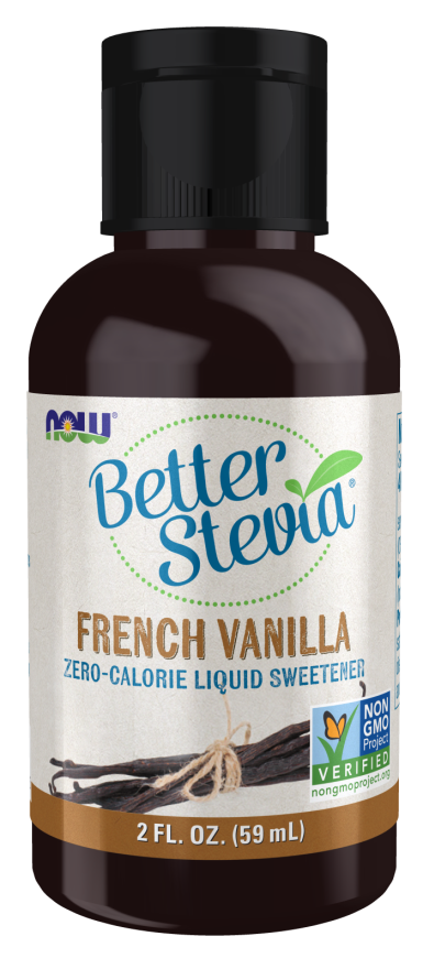 NOW BetterStevia® Liquid, French Vanilla (2 fl oz)