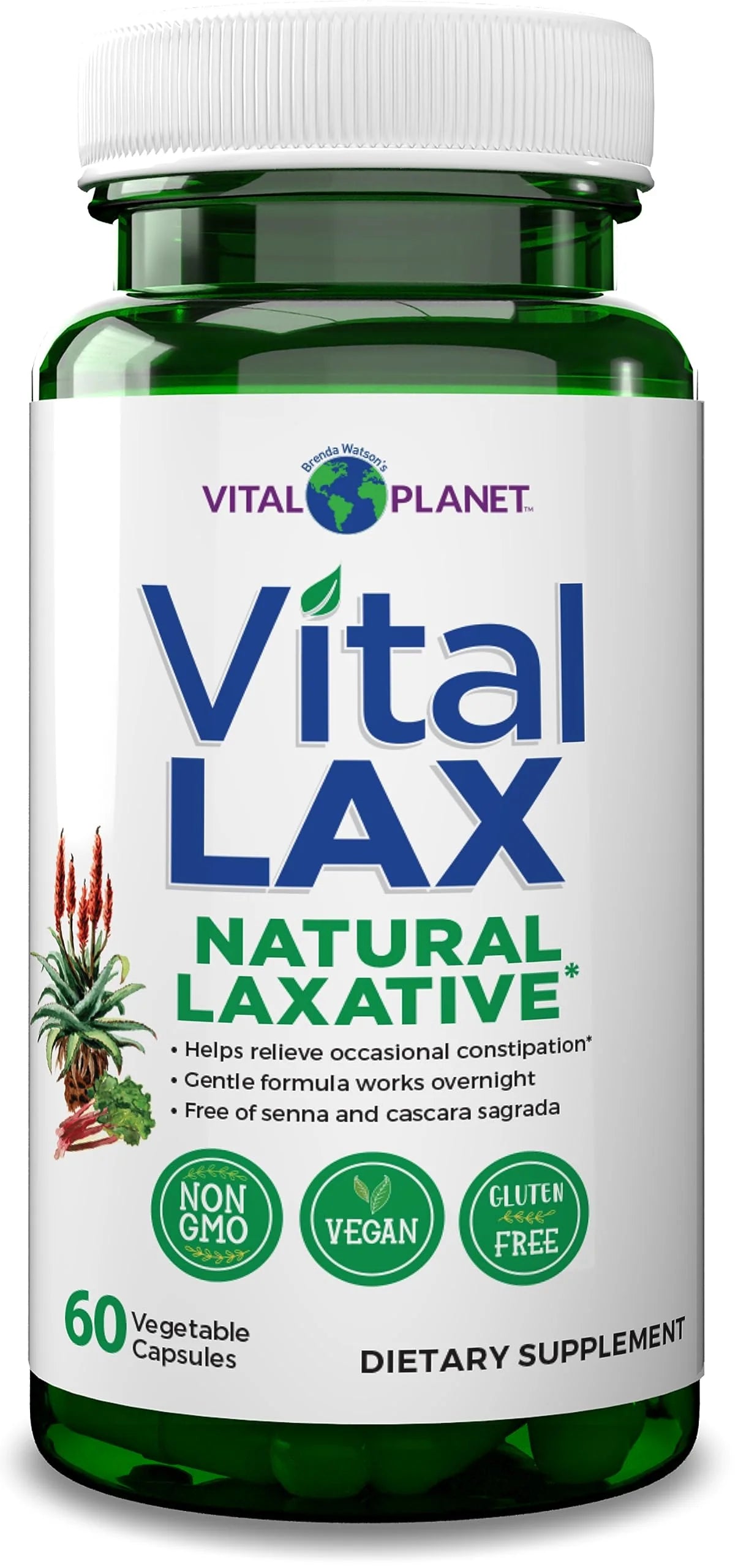 Vital Planet Vital Lax Natural Laxative - Capsules