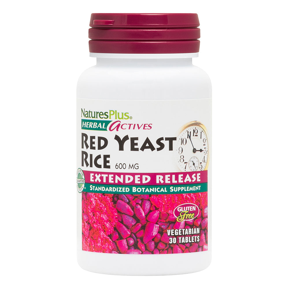 Natures Plus Herbal Actives Red Yeast Rice Extended Release Tablets