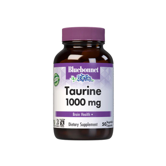 Bluebonnet TAURINE 1000 mg (50 Veg Caps)