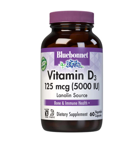 Bluebonnet Vitamin D3 125mcg (5000IU)