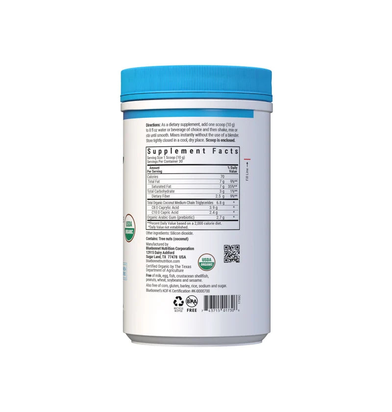 Bluebonnet Organic MCT Powder 10.58oz