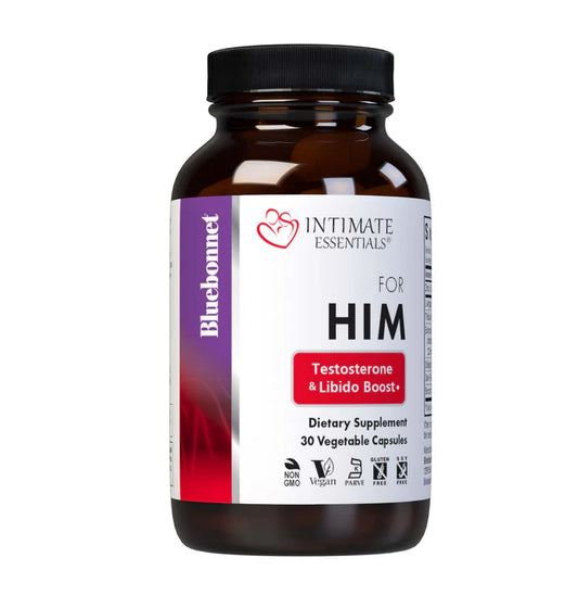 Bluebonnet INTIMATE ESSENTIALS FOR HIM TESTOSTERONE & LIBIDO BOOST