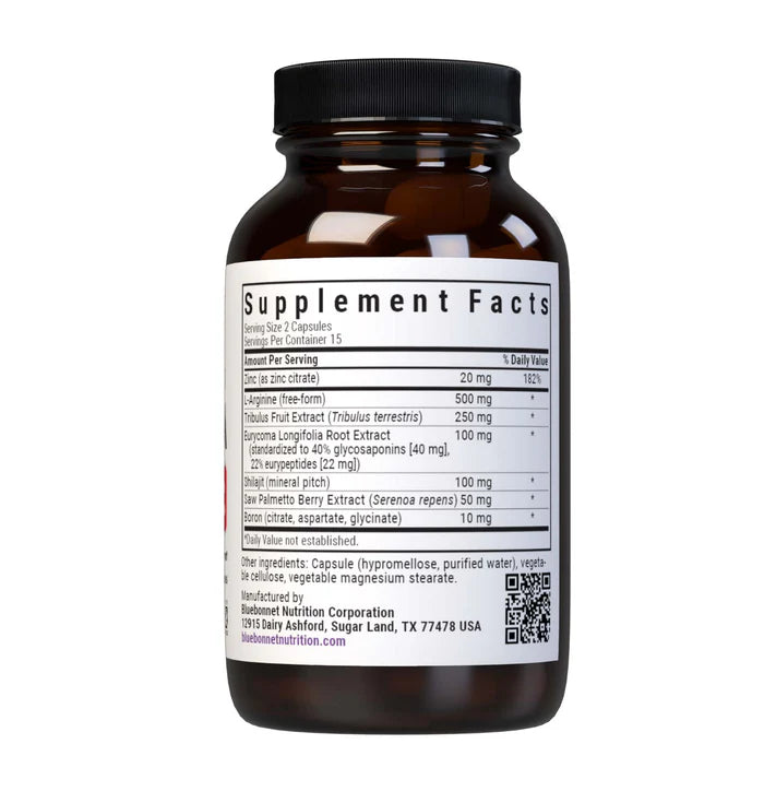 Bluebonnet INTIMATE ESSENTIALS FOR HIM TESTOSTERONE & LIBIDO BOOST