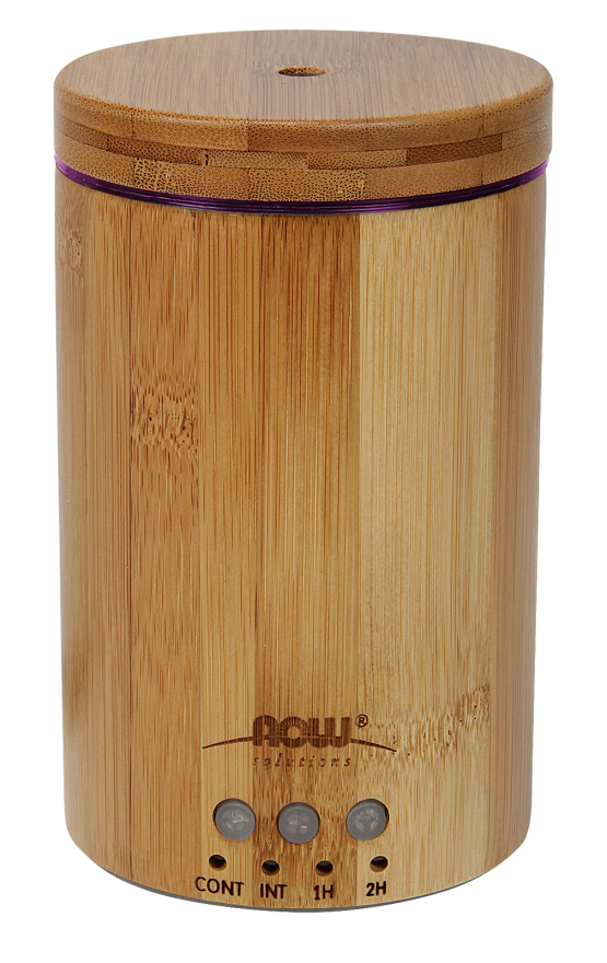 NOW Ultrasonic Real Bamboo Essential Oil Diffuser