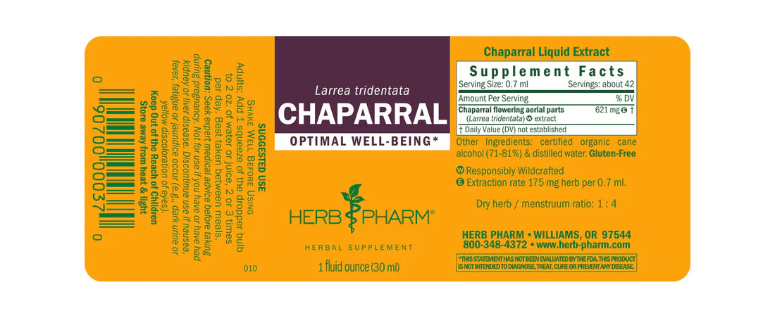 Herb Pharm Chaparral 1 fl oz