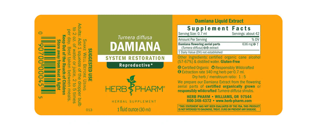 Herb Pharm Damiana 1 fl oz