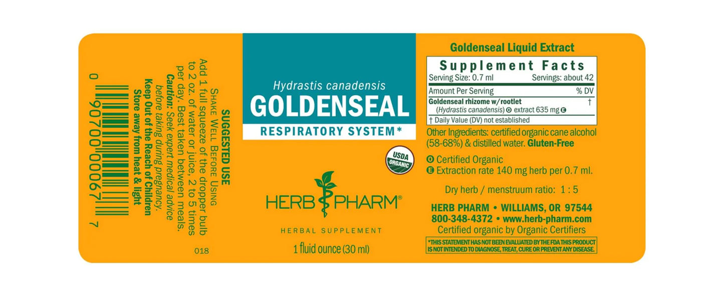 Herb Pharm Goldenseal 1 fl oz