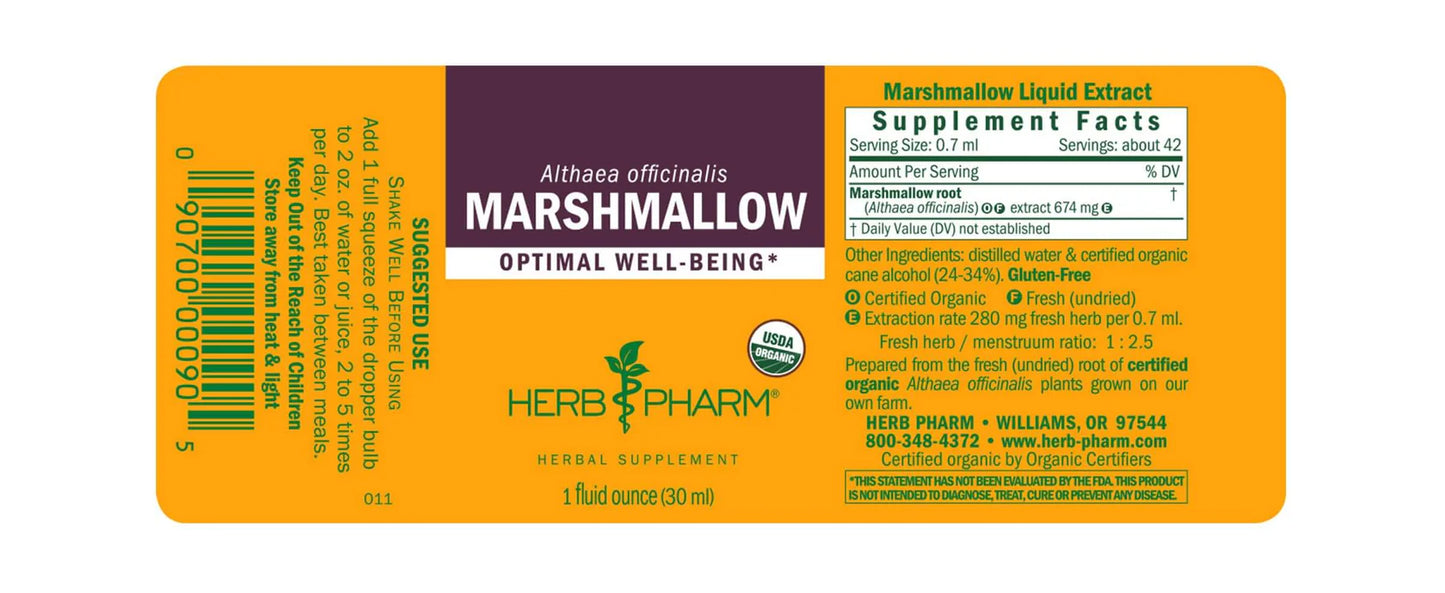 Herb Pharm Marshmallow 1 fl oz