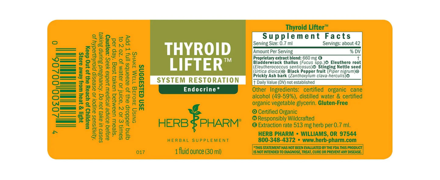 Herb Pharm Thyroid Lifter™ 1 fl oz