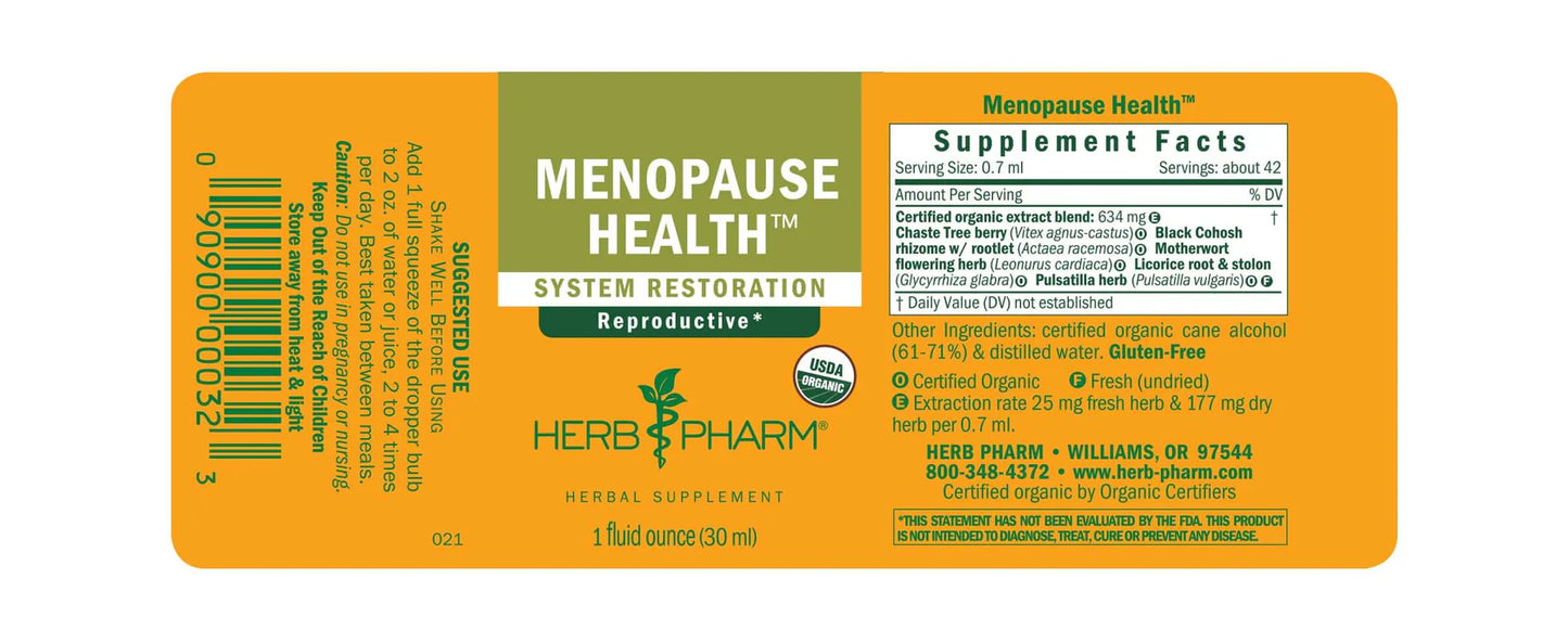 Herb Pharm Menopause Health™ 1 fl oz