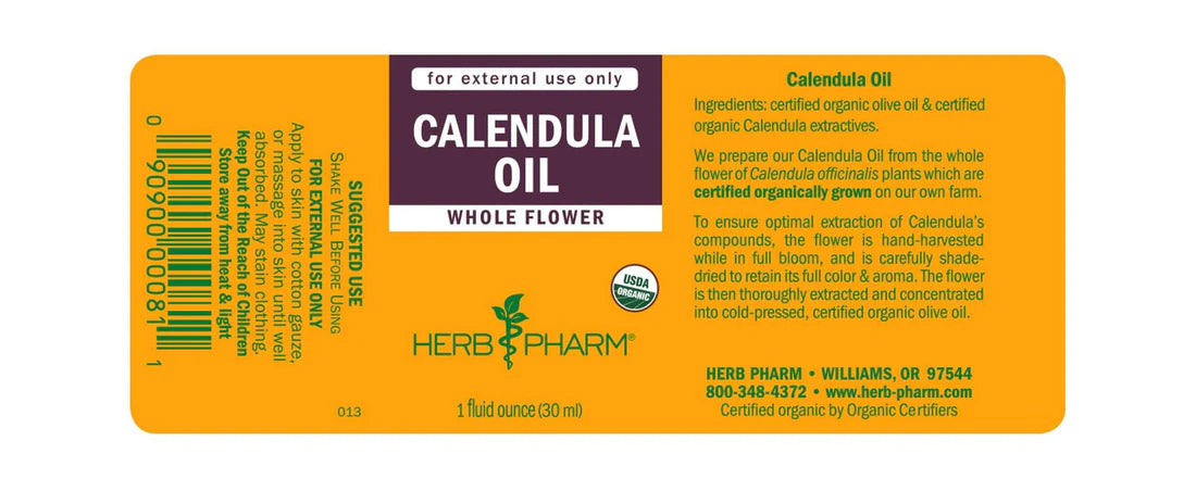 Herb Pharm Calendula Oil 1 fl oz