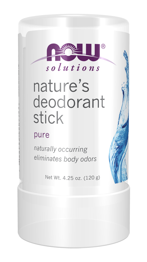 NOW Nature's Deodorant Stick (Stone) (4.25 oz)