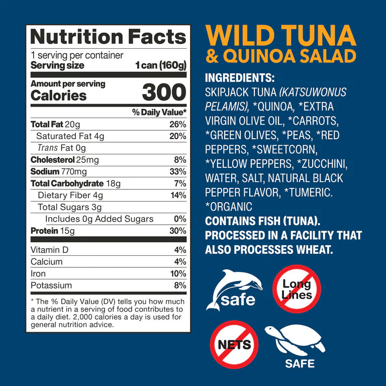 Wild Planet Wild Tuna & Quinoa Salad Ready-To-Eat Meal