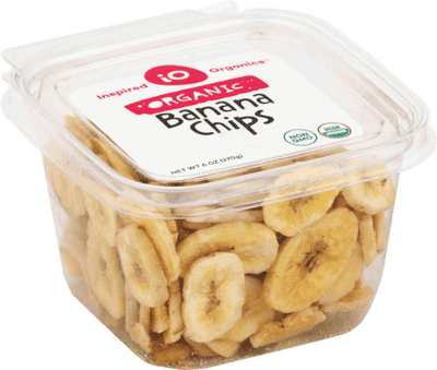 Inspired Organics Organic Banana Chips Tub 6oz