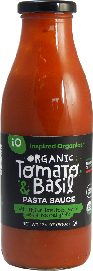 Inspired Organics Organic Tomato & Basil Pasta Sauce