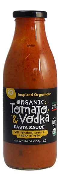 Inspired Organics Organic Tomato & Vodka Sauce