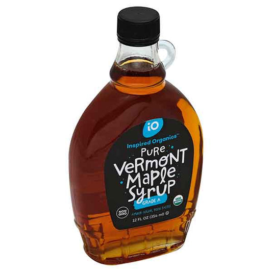 Inspired Organics Pure Vermont Maple Syrup Organic 12 fl oz