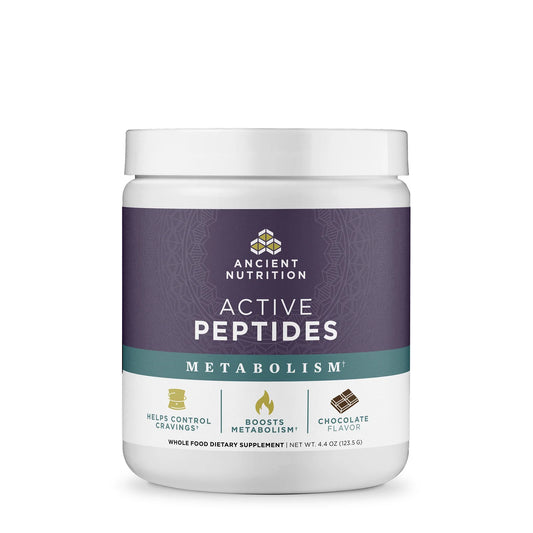 Ancient Nutrition Active Peptides Metabolism Powder (4.4oz Chocolate)