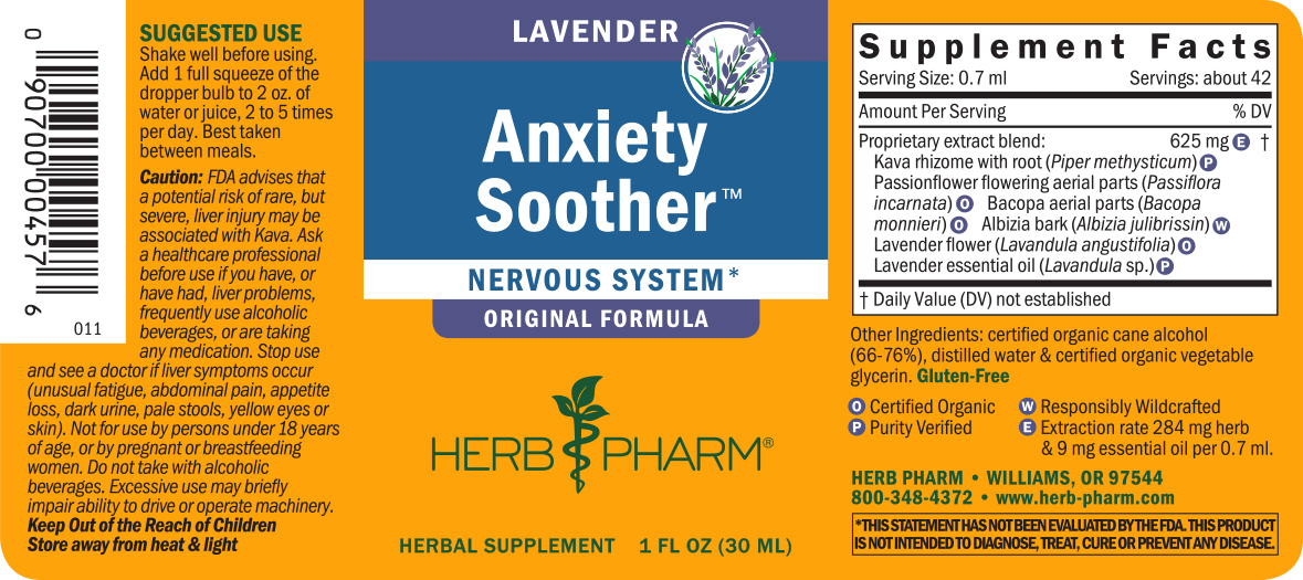 Herb Pharm Anxiety Soother Lavender 1 fl oz