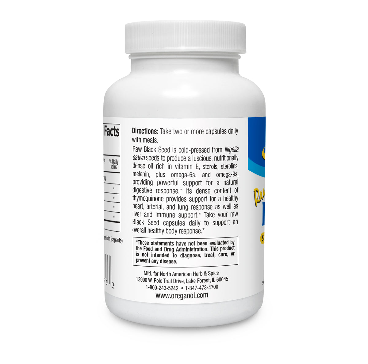 North American Herb & Spice Black Seed Oil (90 Gelcaps)