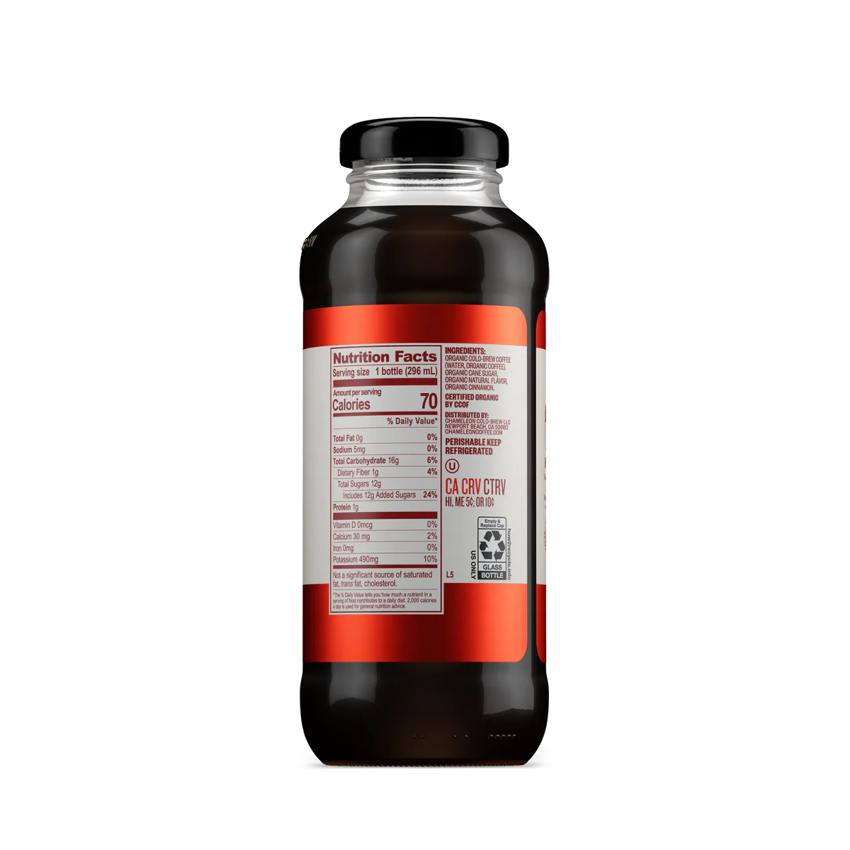 Chameleon Organic Mexican Cold Brew Coffee – 10oz Ready-to-Drink